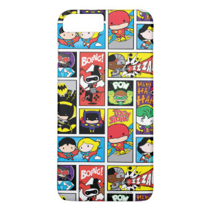 Chibi Justice League Compilation Pattern Case-Mate iPhone Case