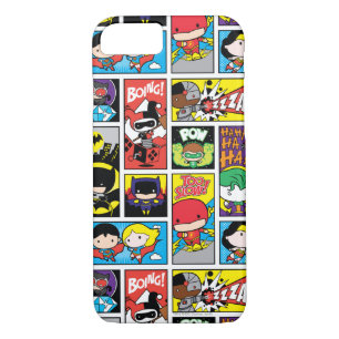 Chibi Justice League Compilation Pattern iPhone 8/7 Case