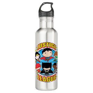 Chibi Justice League Group 710 Ml Water Bottle