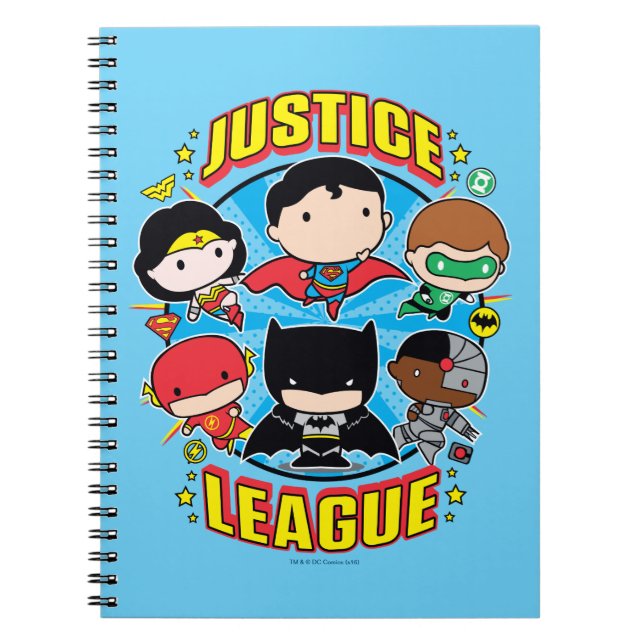 Chibi Justice League Group Notebook (Front)