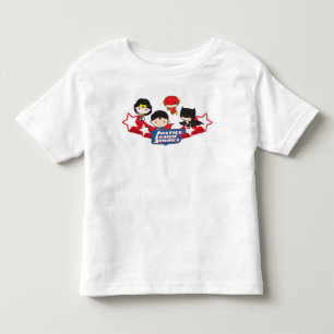 Chibi Justice League of America Stars Toddler T-Shirt