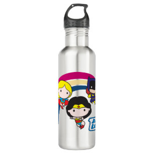 Chibi Justice League Rainbow 710 Ml Water Bottle