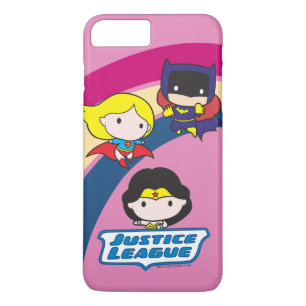 Chibi Justice League Rainbow iPhone 8 Plus/7 Plus Case