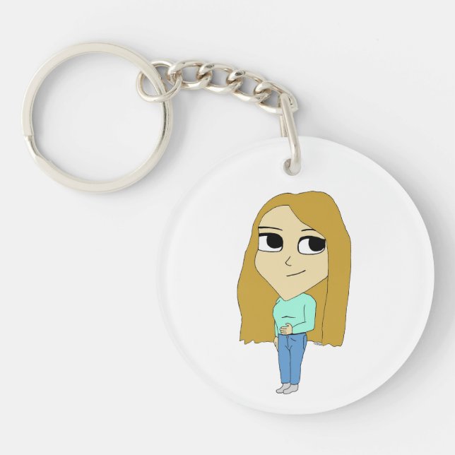 chibi   key ring (Front)