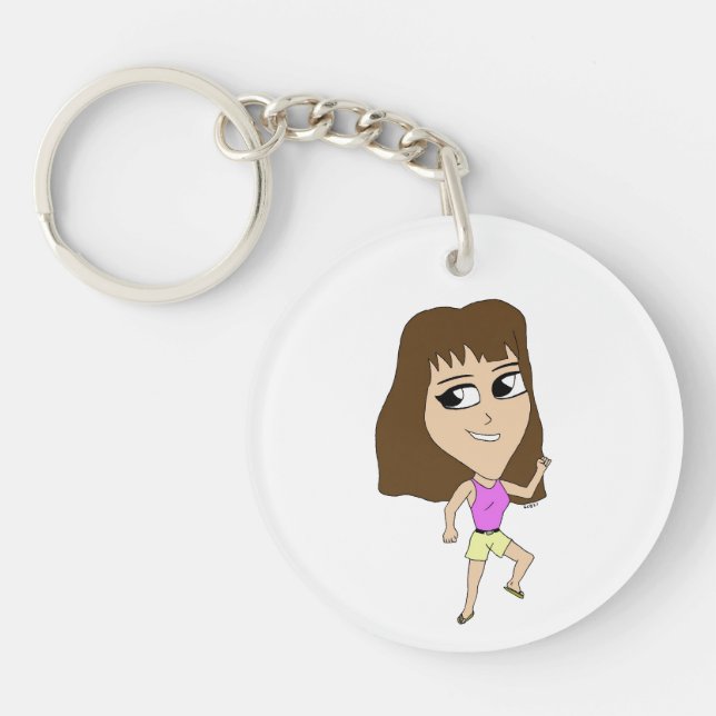 chibi    key ring (Front)