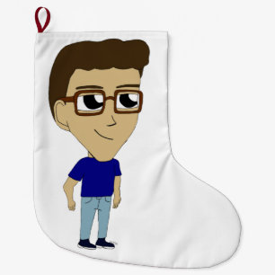 chibi large christmas stocking