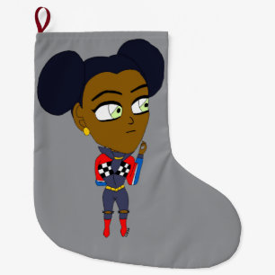 chibi  large christmas stocking