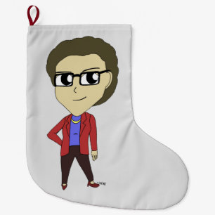 chibi   large christmas stocking