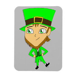 chibi   leprechaun   magnet