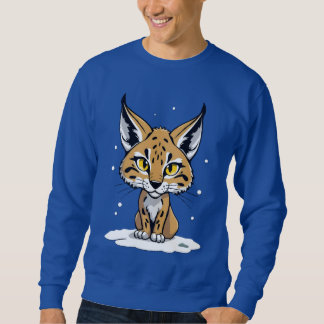 Chibi-lynx in the snow sweatshirt
