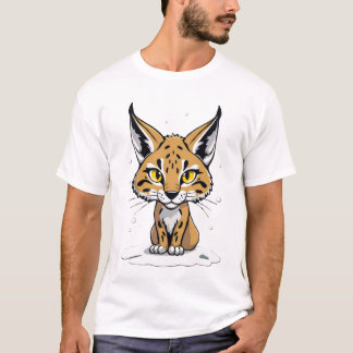 Chibi-lynx in the snow T-Shirt