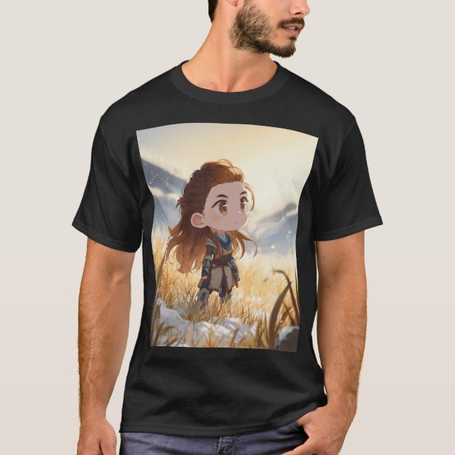 Chibi Machine‑Huntress T-Shirt (Front)