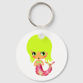 chibi magical mermaid 3 key ring
