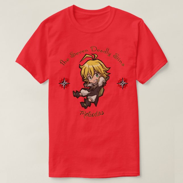 Chibi Meliodas T-Shirt (Design Front)