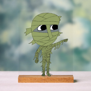 chibi mummy  acrylic sign