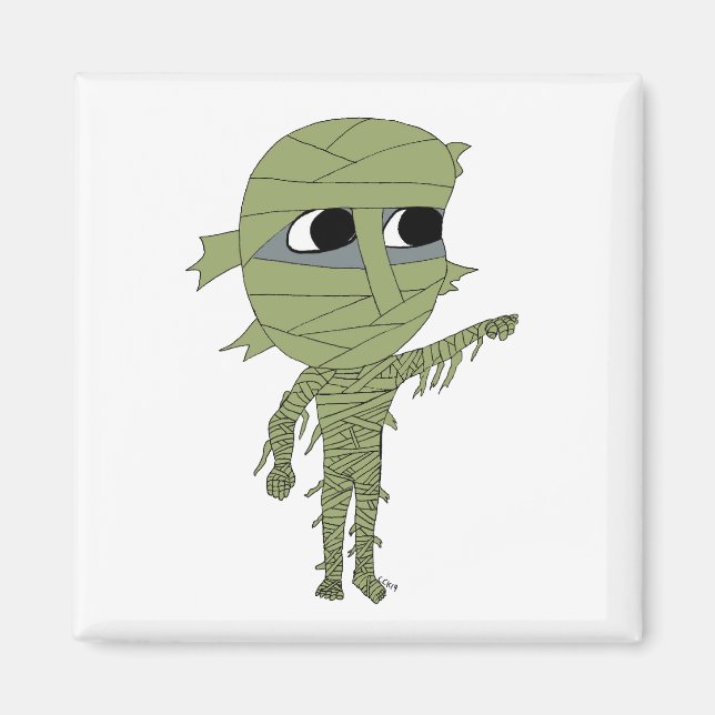 chibi mummy  magnet (Front)