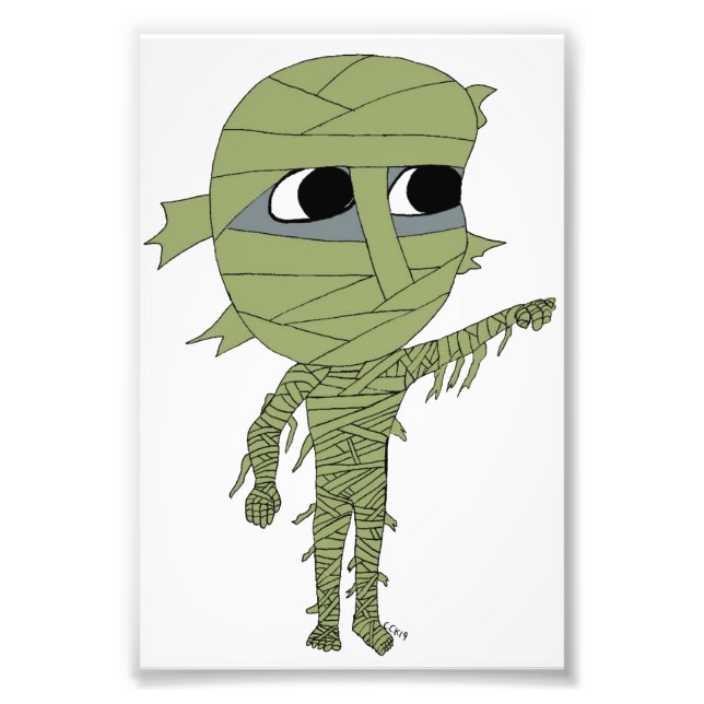 chibi mummy  photo print (Front)
