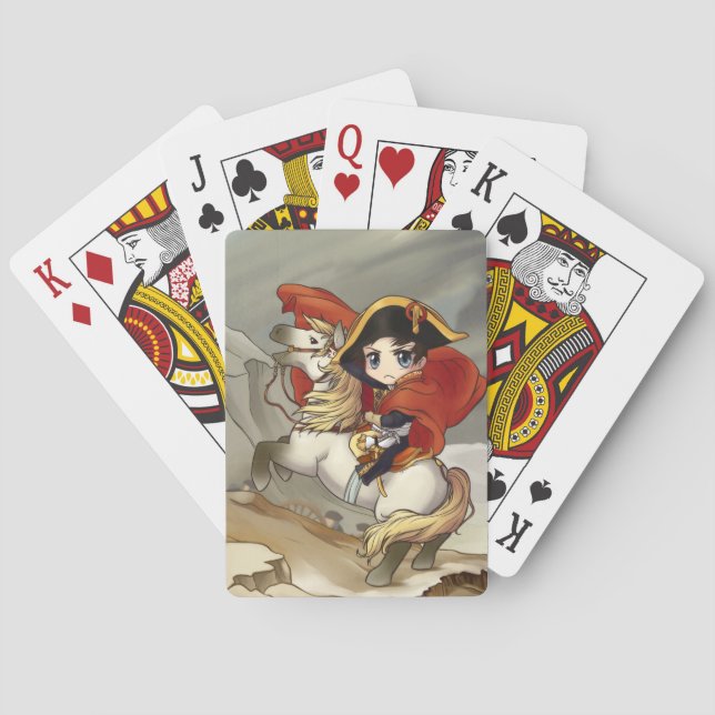 Chibi Napoleon Playing Cards! Playing Cards (Back)
