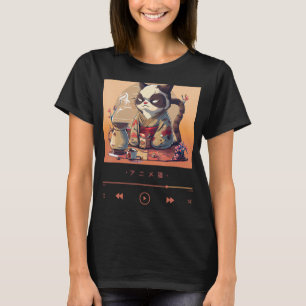 Chibi Neko in Traditional Kimono Attire T-Shirt