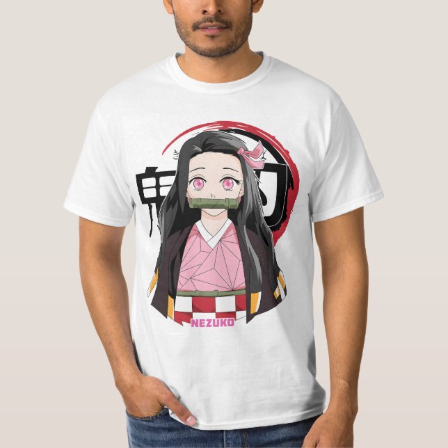Chibi nezuko kamado  T-Shirt (Front)
