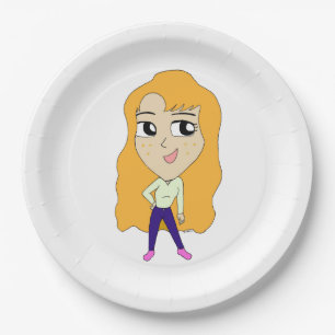 chibi paper plate