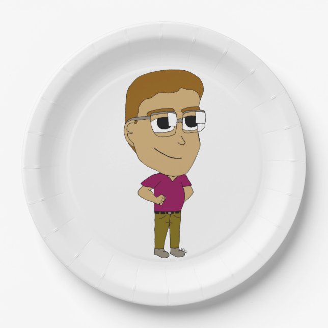 chibi      paper plate (Front)