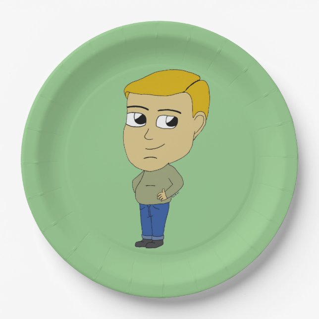 chibi    paper plate (Front)