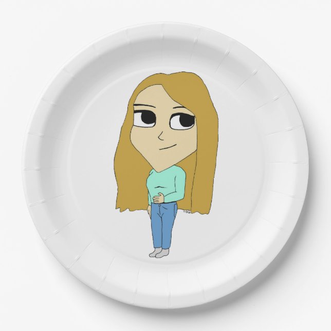chibi   paper plate (Front)