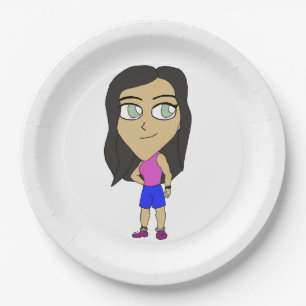 chibi paper plate