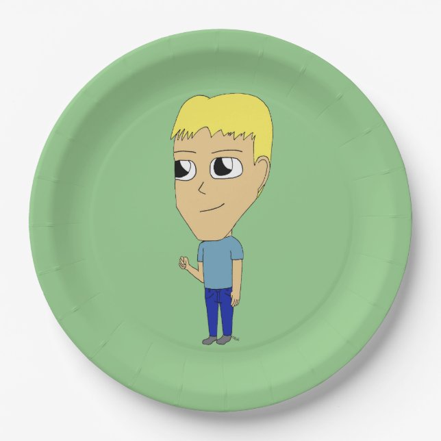 chibi    paper plate (Front)