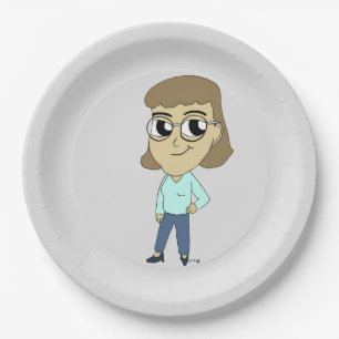 chibi paper plate