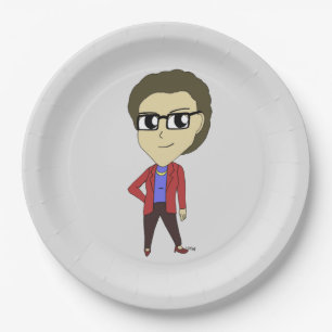 chibi    paper plate