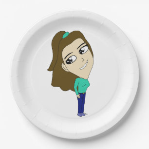 chibi paper plate