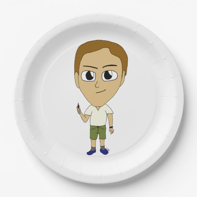 chibi     paper plate (Front)