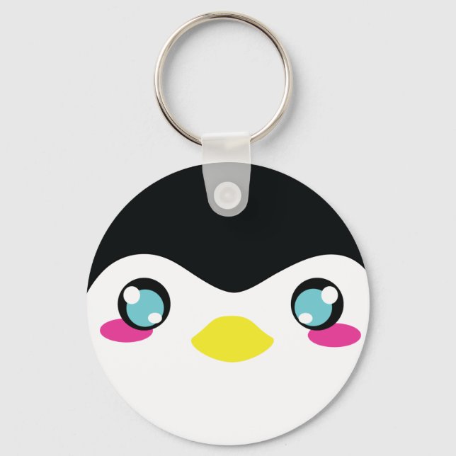 Chibi Penguin Keychain (Front)
