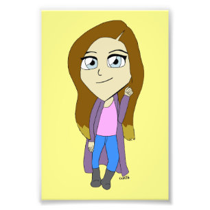 Chibi photo print