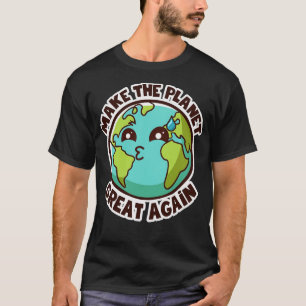 Chibi planet ecology funny quote T-Shirt