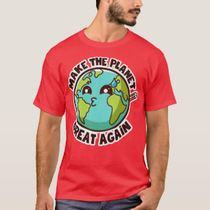 Chibi planet ecology humour funny quote T-Shirt