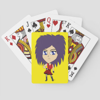chibi  playing cards
