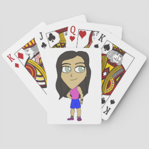 chibi playing cards