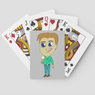 chibi playing cards