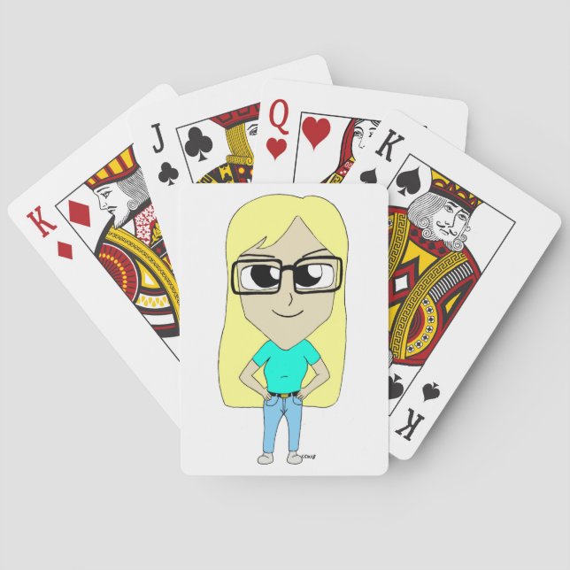 chibi  playing cards (Back)