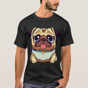 Chibi Pug Puppy Kawaii T-Shirt