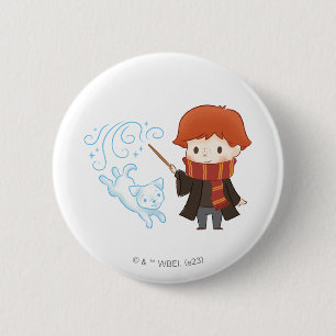 Chibi Ron Weasley Patronus 6 Cm Round Badge