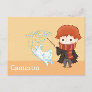 Chibi Ron Weasley Patronus Postcard
