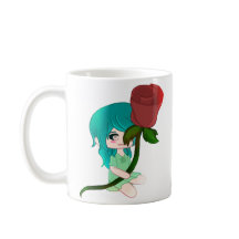 Chibi Rose With A Rose