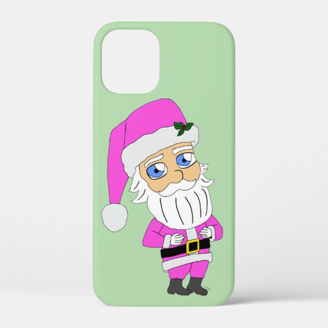 Chibi Santa pink suit Case-Mate iPhone Case (Back)