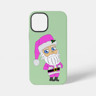 Chibi Santa pink suit iPhone 12 Mini Case