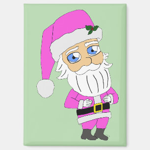 Chibi Santa pink suit Magnet