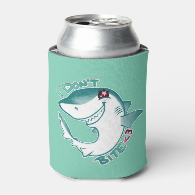 Chibi Shark Can Cooler (Can Front)